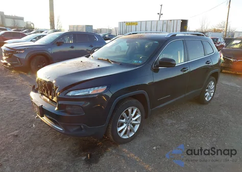 2016 Jeep Cherokee Limited from USA, damaged, VIN 1C4PJMDS5GW334028